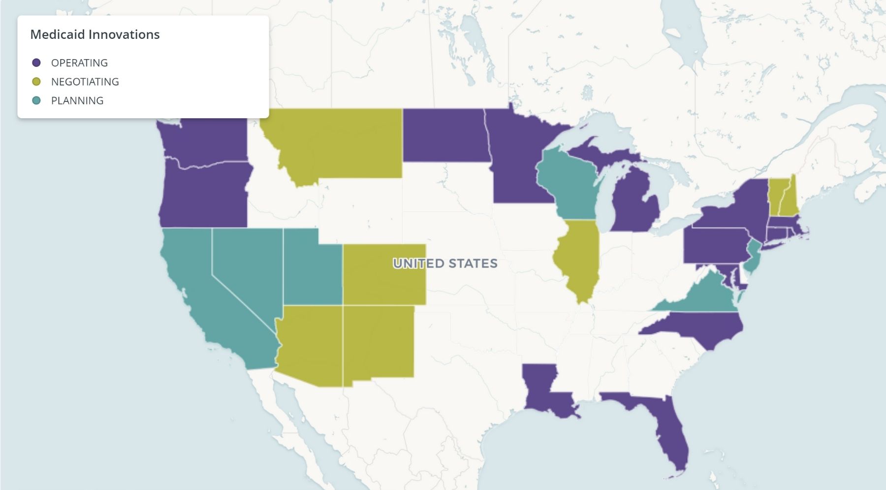 Health Medicaid Map