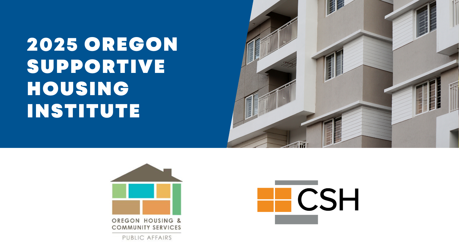 Apply for the 2025 Oregon Supportive Housing Institute